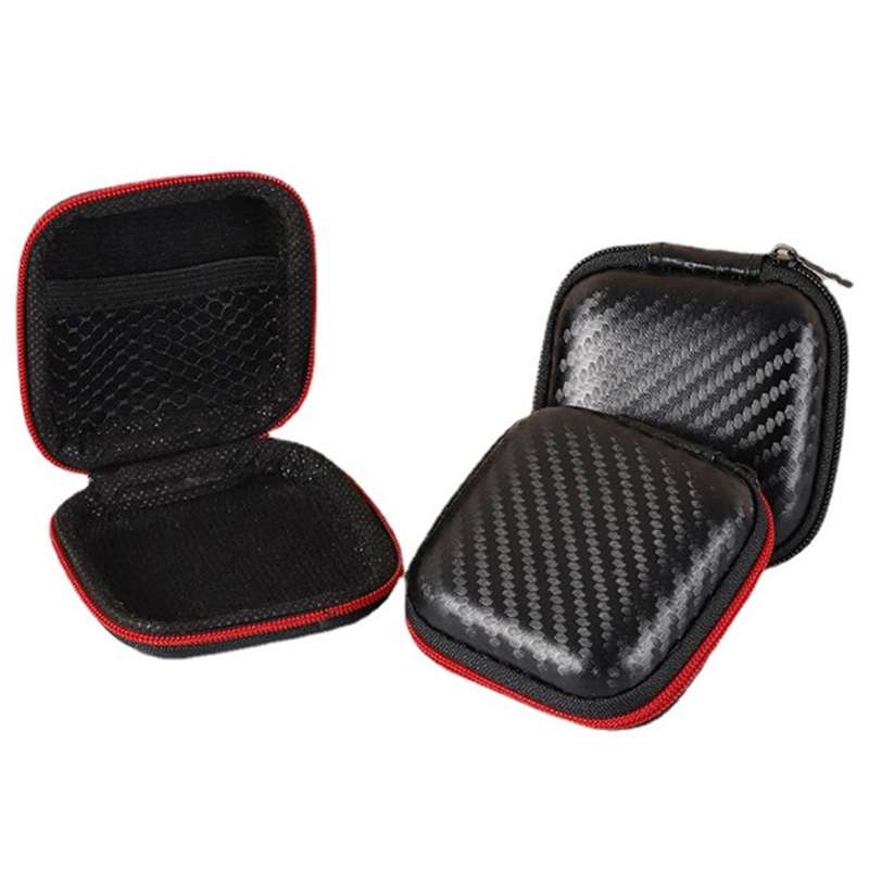 Travel Accessories Box - イヤホンワイヤーオーガナイザーボックスポータブルトラベルジッパー収納ケースイヤホン充電器SD TFカードガジェットバッグアクセサリー用