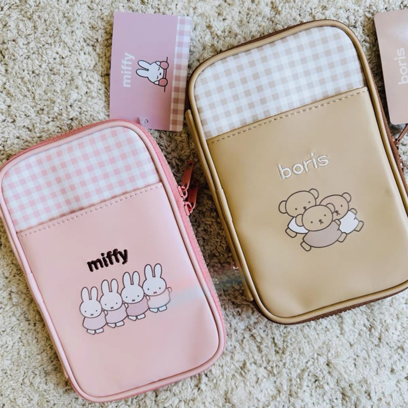 Travel Accessories Cute - かわいいミッフィーシリーズパスポート収納袋創造性漫画かわいい印刷ポータブル文具収納袋女の子の誕生日プレゼント