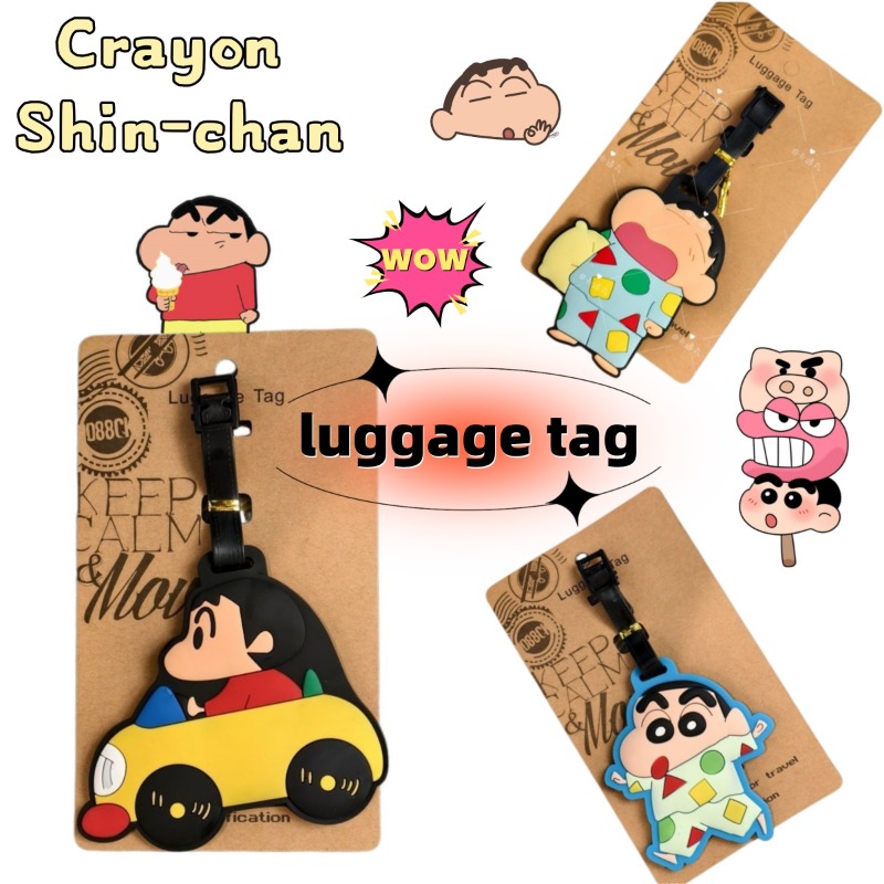 Travel Accessories Deals - クレヨンしんちゃん漫画アニメキャラクターファッション荷物タグかわいいバッグ旅行携帯用吊り下げアクセサリー装飾ギフト