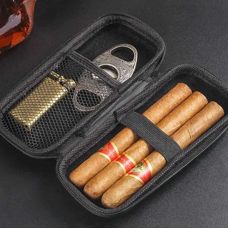 携帯シガーケース EVA 軽量トラベル収納バッグ ポーチ シ - Travel Accessories Box のレビューと価格