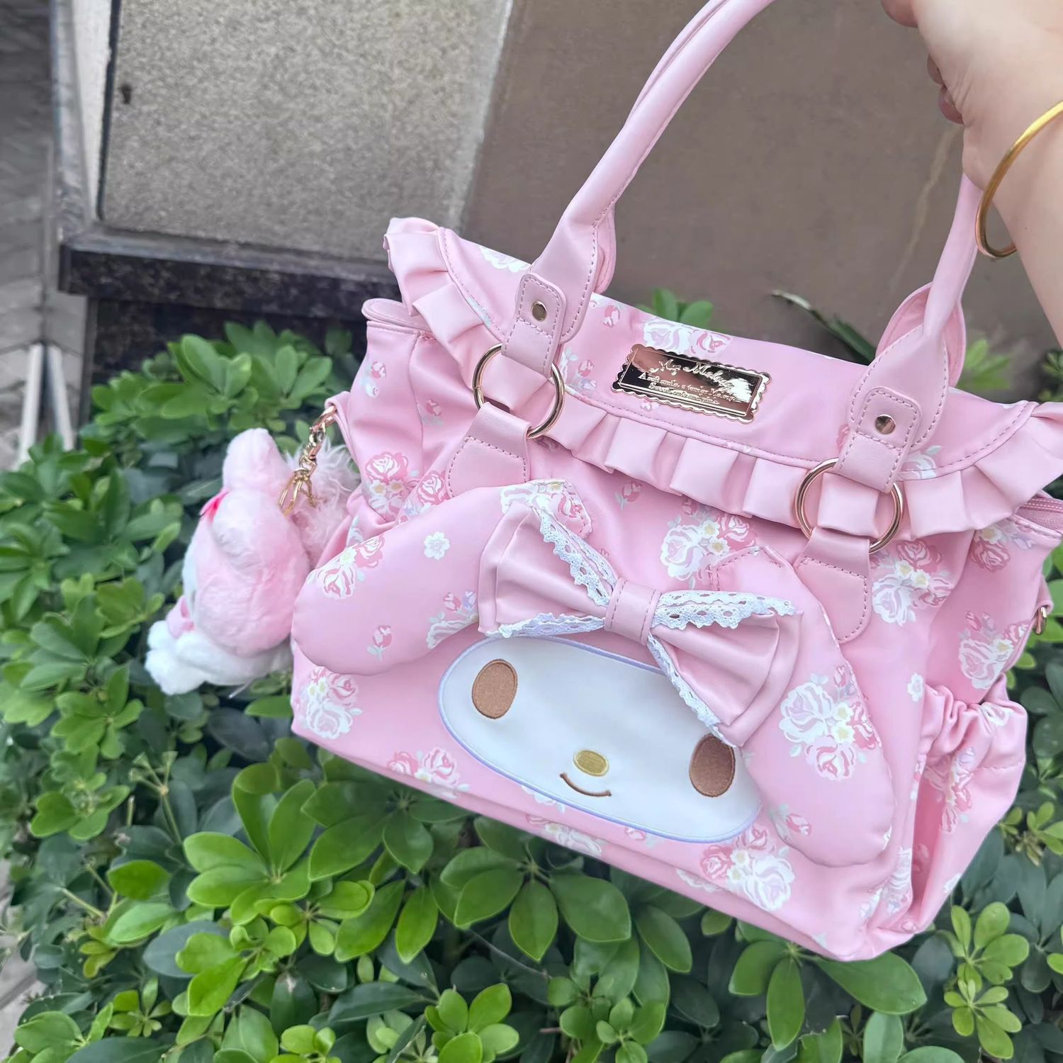 マイメロディ漫画のかわいいショルダーバッグ、手持ちショルダー - Travel Accessories Cute のレビューと価格