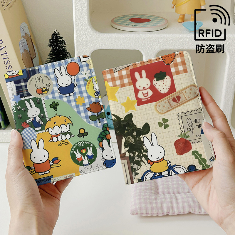 ミッフィー漫画風クリエイティブキュート収納パスホルダーIDバ - Travel Accessories Cute のレビューと価格