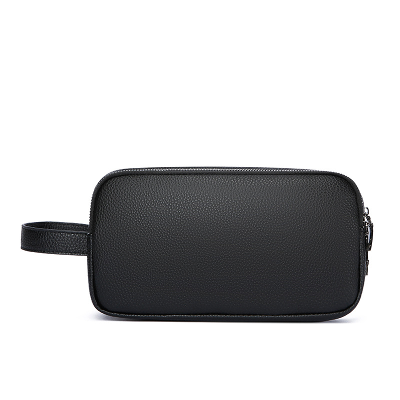 ヴィンテージメンズハンドクラッチバッグ 多層ジッパーコンパー - Travel Accessories Box のレビューと価格