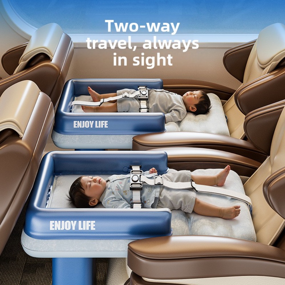 幼児用エアプレーンベッド＆カーシートエクステンダー、ポータブ - Travel Pillow Inflatable のレビューと価格