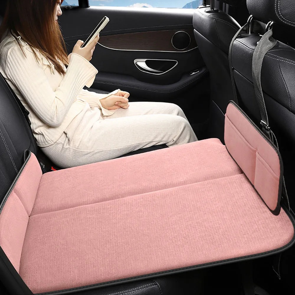 SUVセダン車後部座席用折りたたみ式エア注入式フリースリーピ - Travel Pillow Inflatable のレビューと価格