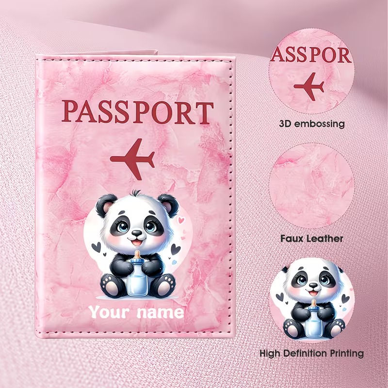 パーソナライズされた名前入りカスタムキュートなパンダイラスト - Travel Accessories Present のレビューと価格