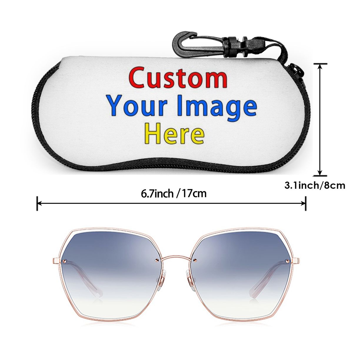 3D カスタムあなたの画像女性サングラスプロテクター男性トラ - Travel Accessories Dropshipping のレビューと価格