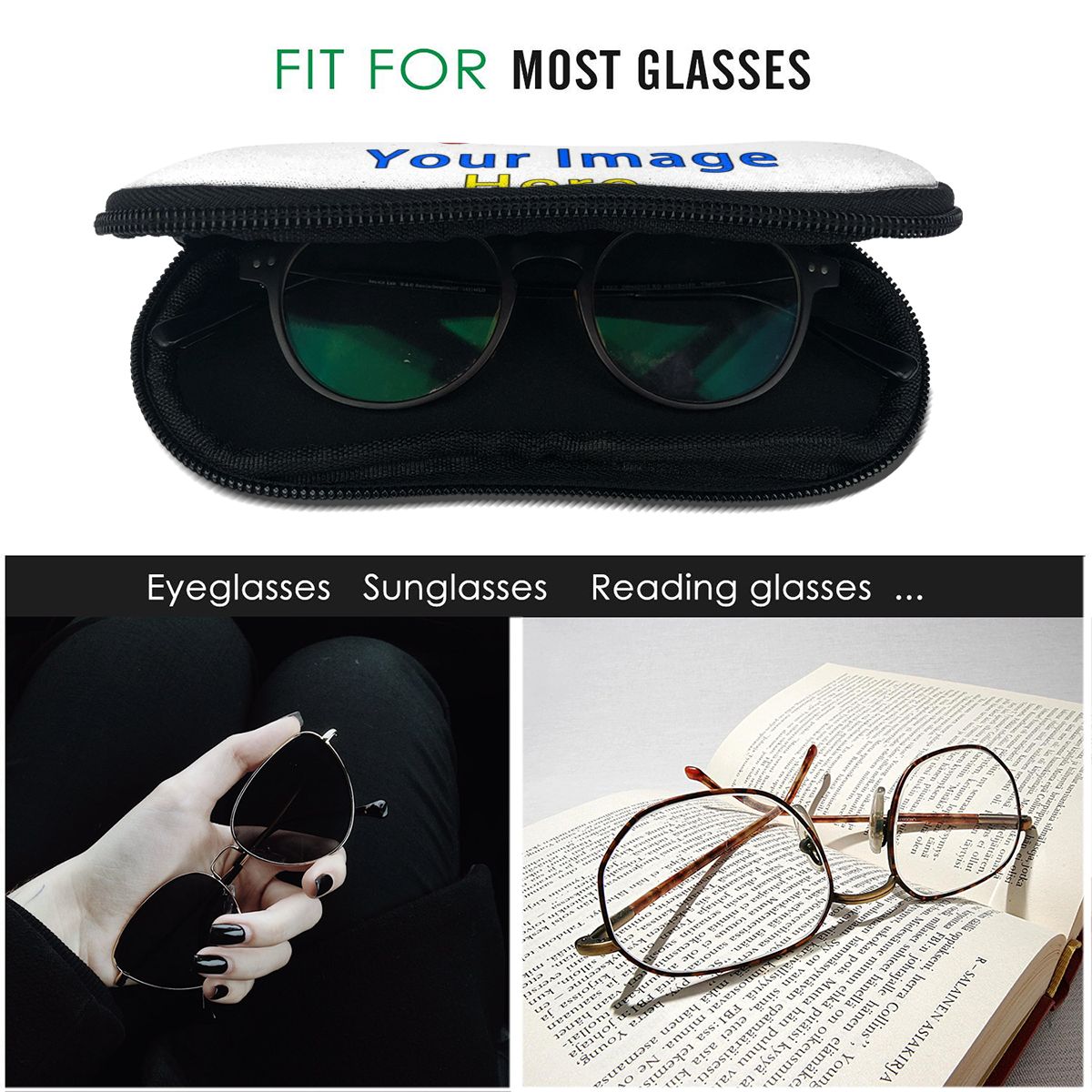 3D カスタムあなたの画像女性サングラスプロテクター男性トラ - Travel Accessories Dropshipping のレビューと価格