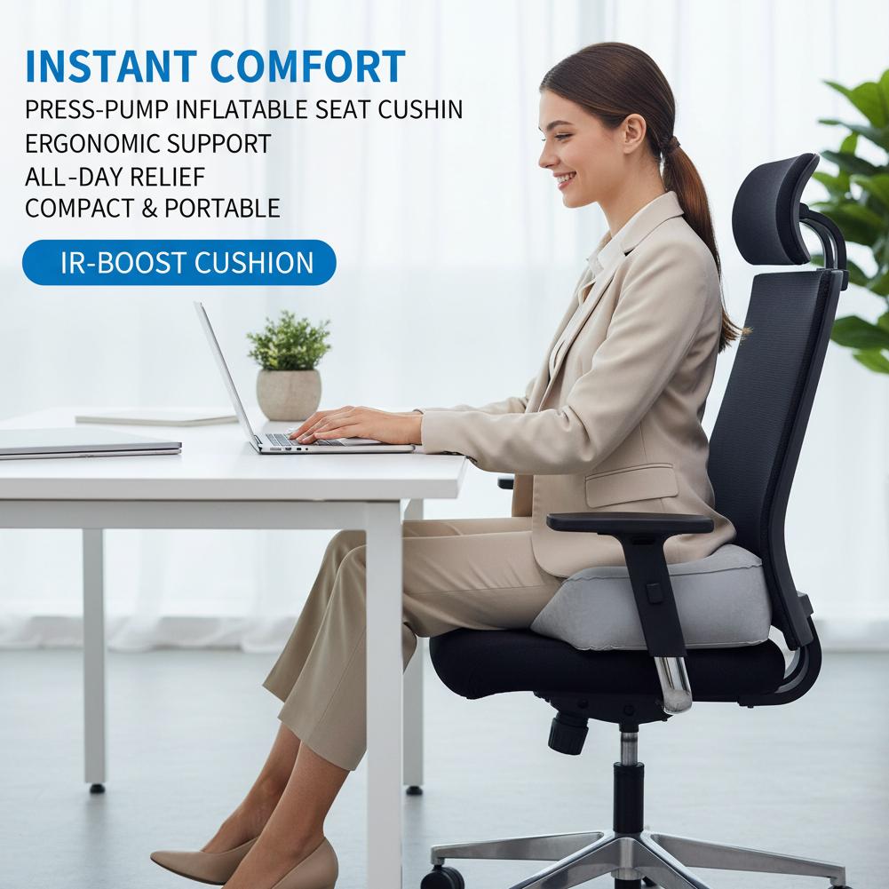 プレス式インフレータブルクッション旅行用フットレスト枕ポータ - Travel Pillow Inflatable のレビューと価格