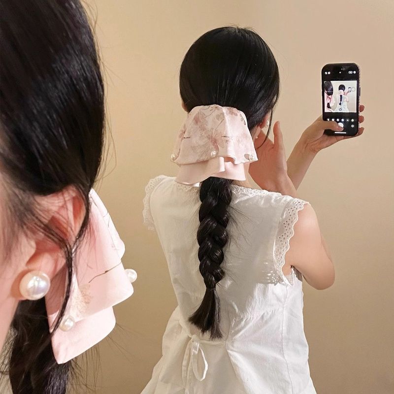 1個入り 新品 中国風 ピンクの花柄パールヘアクリップ 女性 - Travel Accessories Pink のレビューと価格