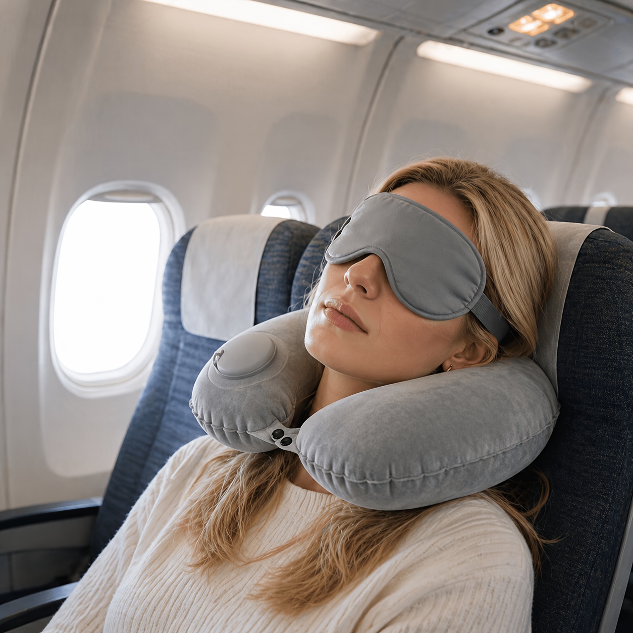SPDJUMPER インフレータブルトラベルネックピロー、U - Travel Pillow Inflatable のレビューと価格