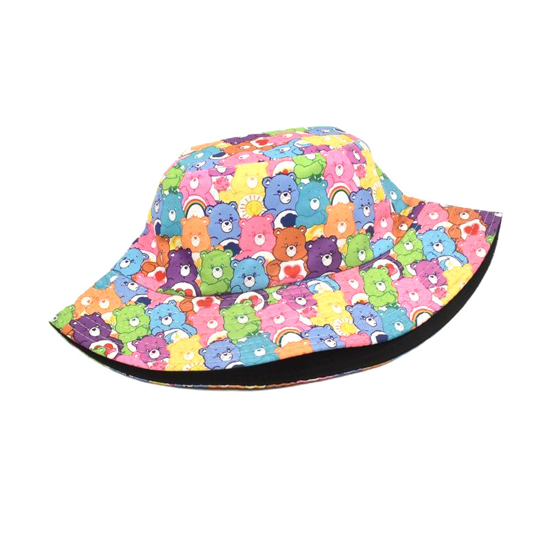 新しいかわいい漫画ケアベアーズ漁師の帽子日焼け止め両面盆地帽 - Travel Accessories Deals のレビューと価格