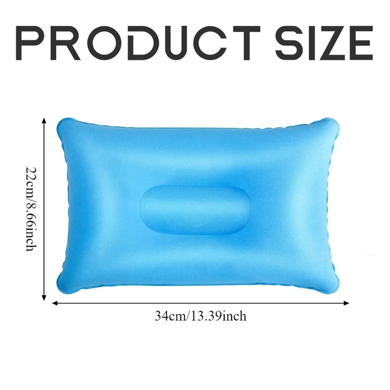 携帯用折りたたみ式空気枕 アウトドア旅行用睡眠枕 キャンプ用 - Travel Pillow Inflatable のレビューと価格