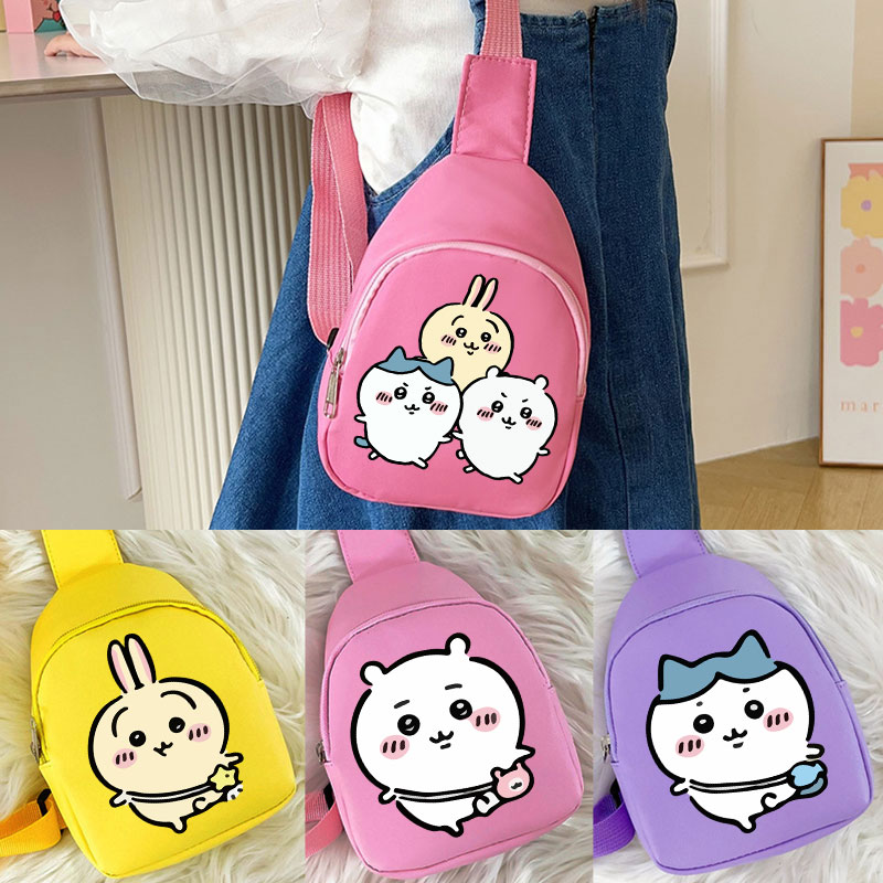 Chiikawaの漫画旅行用バックパック用クロスボディバッグ - Travel Accessories Pink のレビューと価格
